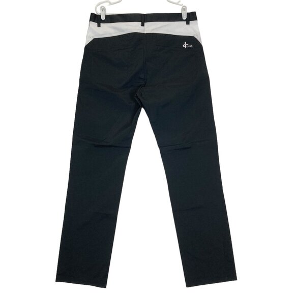 NEW Cross Men Range Pants 36x34 Black/White Regular Fit Stretch Wind Protection - Picture 2 of 13